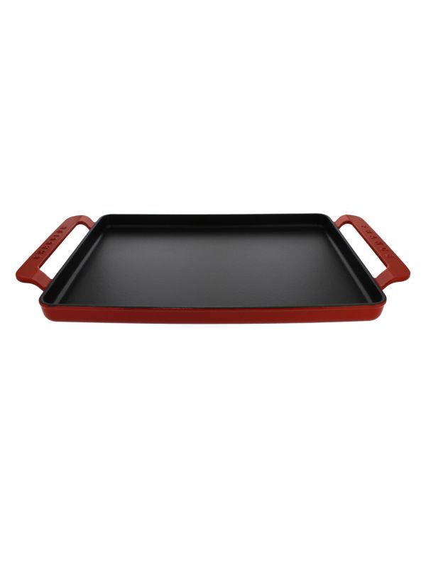 Chasseur French Rectangular Enameled Cast Iron Griddle